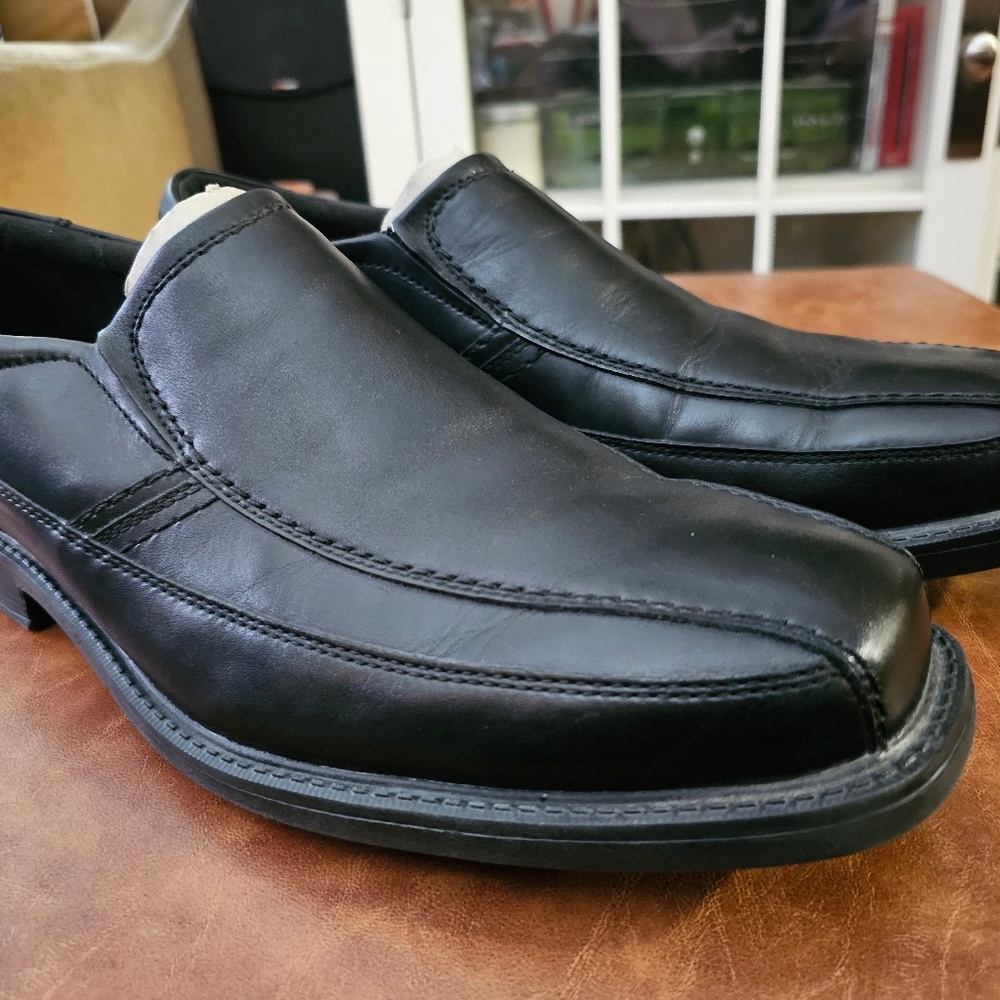 Rockport Men's “Style Leader 2 Bike” Slip-On Loafers 14M (medium/D), black